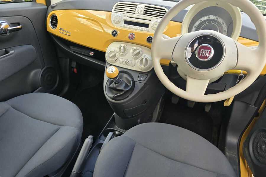 Fiat 500 Hatchback LR13DTK Yellow #4