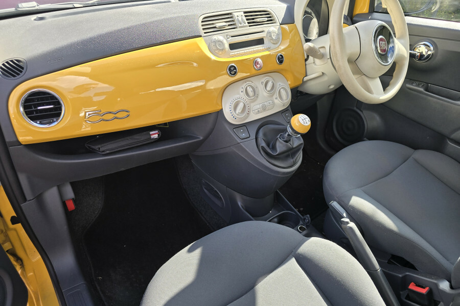 Fiat 500 Hatchback LR13DTK Yellow #3