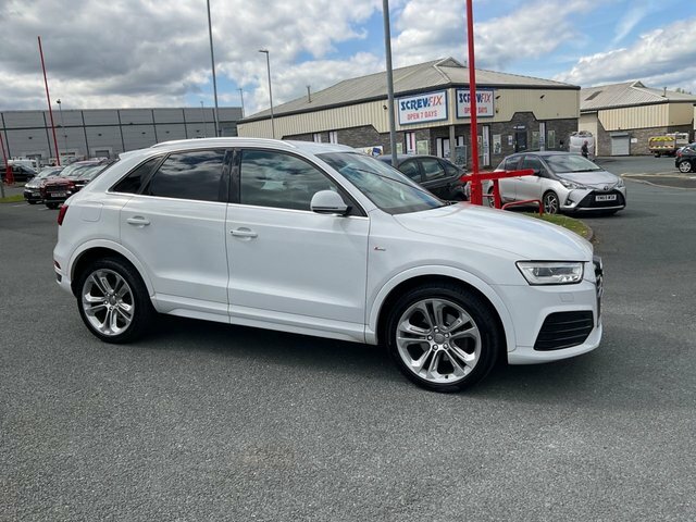 Audi Q3 2.0 Tdi S Line Plus Suv S Tronic Quattr BT66SOH White #2