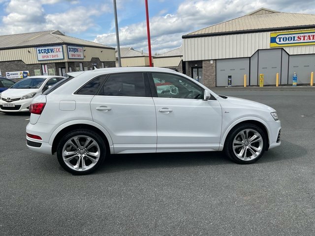 Audi Q3 2.0 Tdi S Line Plus Suv S Tronic Quattr BT66SOH White #3