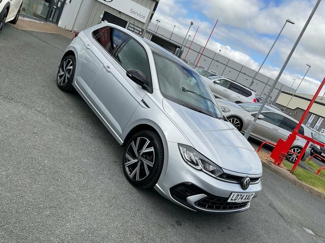 Volkswagen Polo 1.0 Tsi R-line Hatchback Dsg Euro 6 S LD74XAC Silver #2
