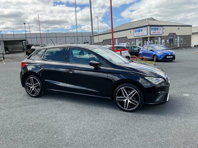 Seat Ibiza 1.0 Tsi Fr Sport Hatchback Euro FL70JVX Black #2