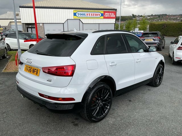 Audi Q3 2.0 Tdi Black Edition Suv Quattr YK66NFB Black #4
