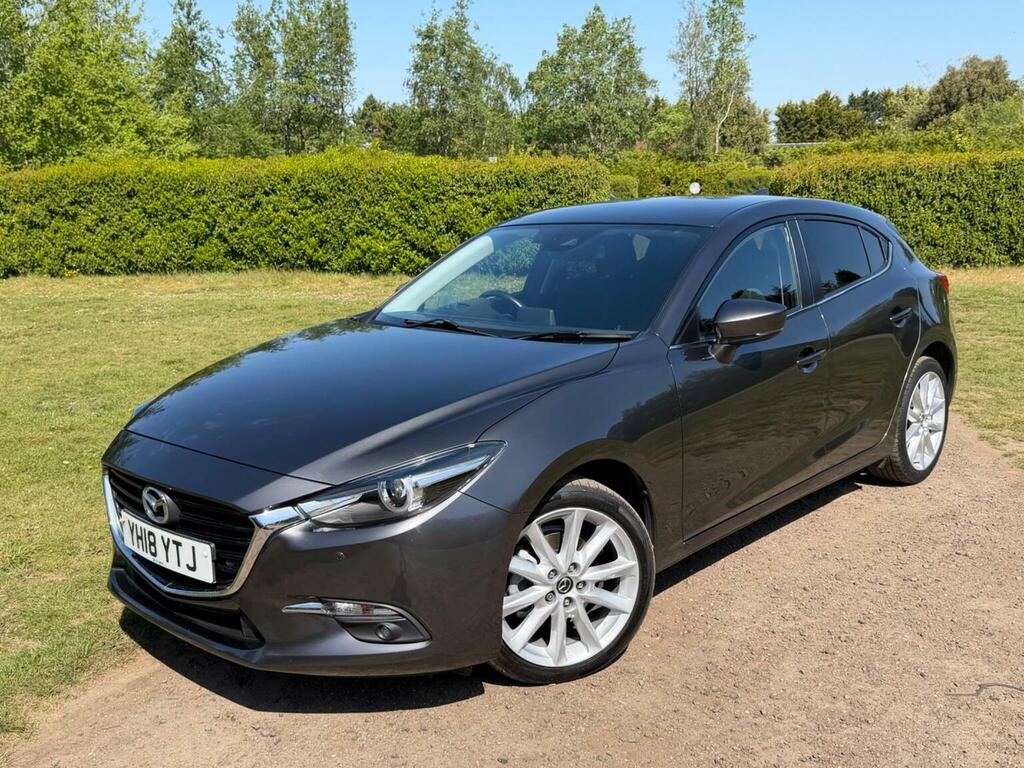 Mazda 3 Hatchback 2.0 Skyactiv-g Sport Nav Euro 6 Ss YH18YTJ Grey #2