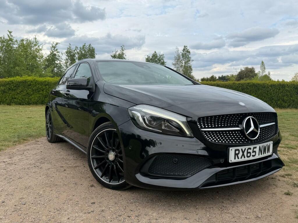 Mercedes-Benz A Class Hatchback 1.5 A180d Amg Line Premium Euro 6 Ss RX65NWW Black #5