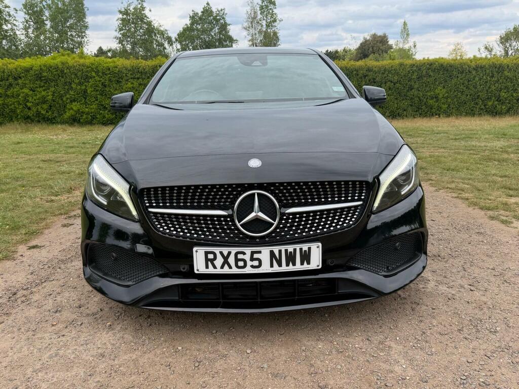 Mercedes-Benz A Class Hatchback 1.5 A180d Amg Line Premium Euro 6 Ss RX65NWW Black #6