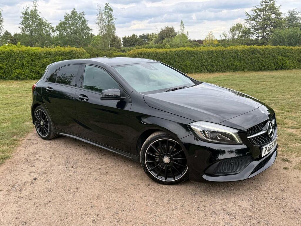 Mercedes-Benz A Class Hatchback 1.5 A180d Amg Line Premium Euro 6 Ss Black