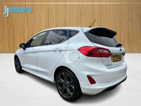 Ford Fiesta 1.0T Ecoboost St-line WV70HGD White #2