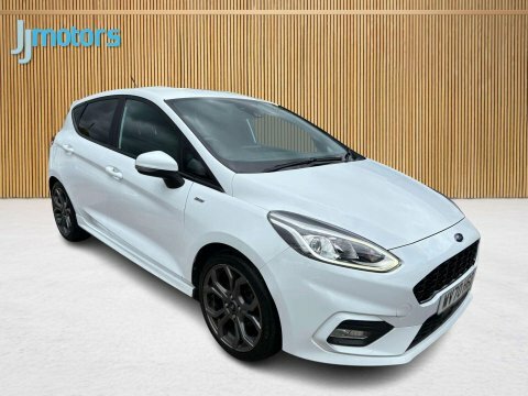 Ford Fiesta 1.0T Ecoboost St-line WV70HGD White #5