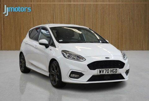 Ford Fiesta 1.0T Ecoboost St-line WV70HGD White #6