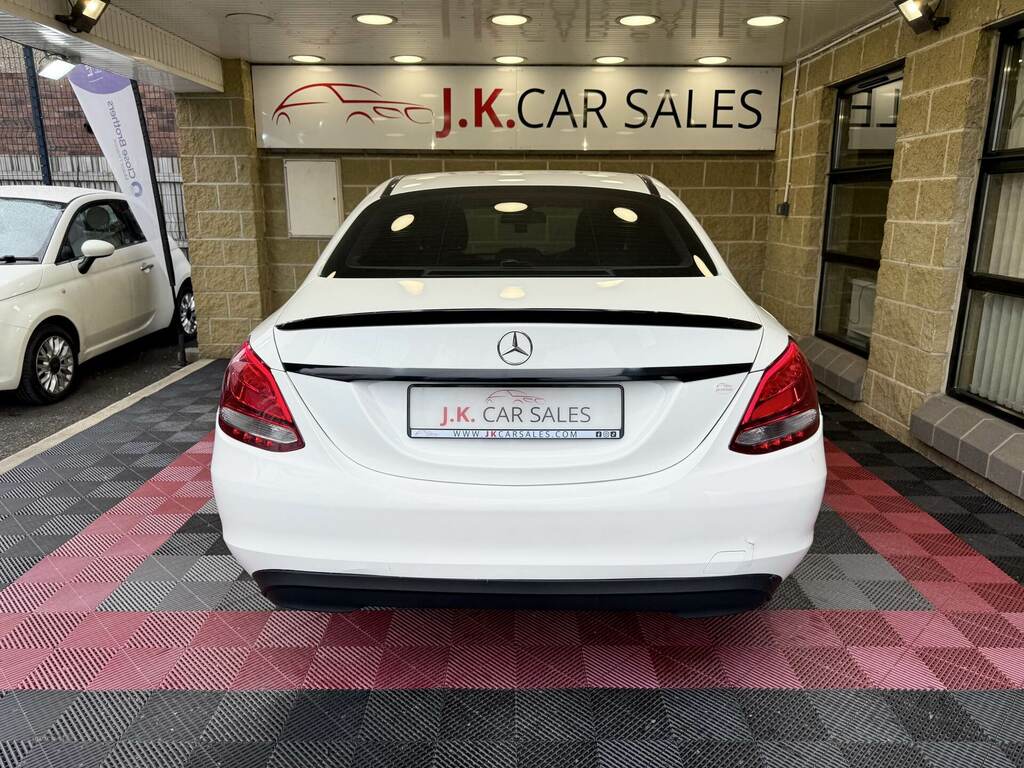 Mercedes-Benz C Class C220 Bluetec Se Executive GY64XNG White #6