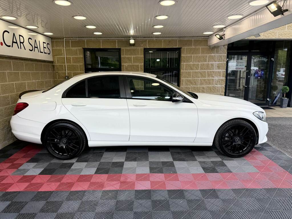 Mercedes-Benz C Class C220 Bluetec Se Executive GY64XNG White #3