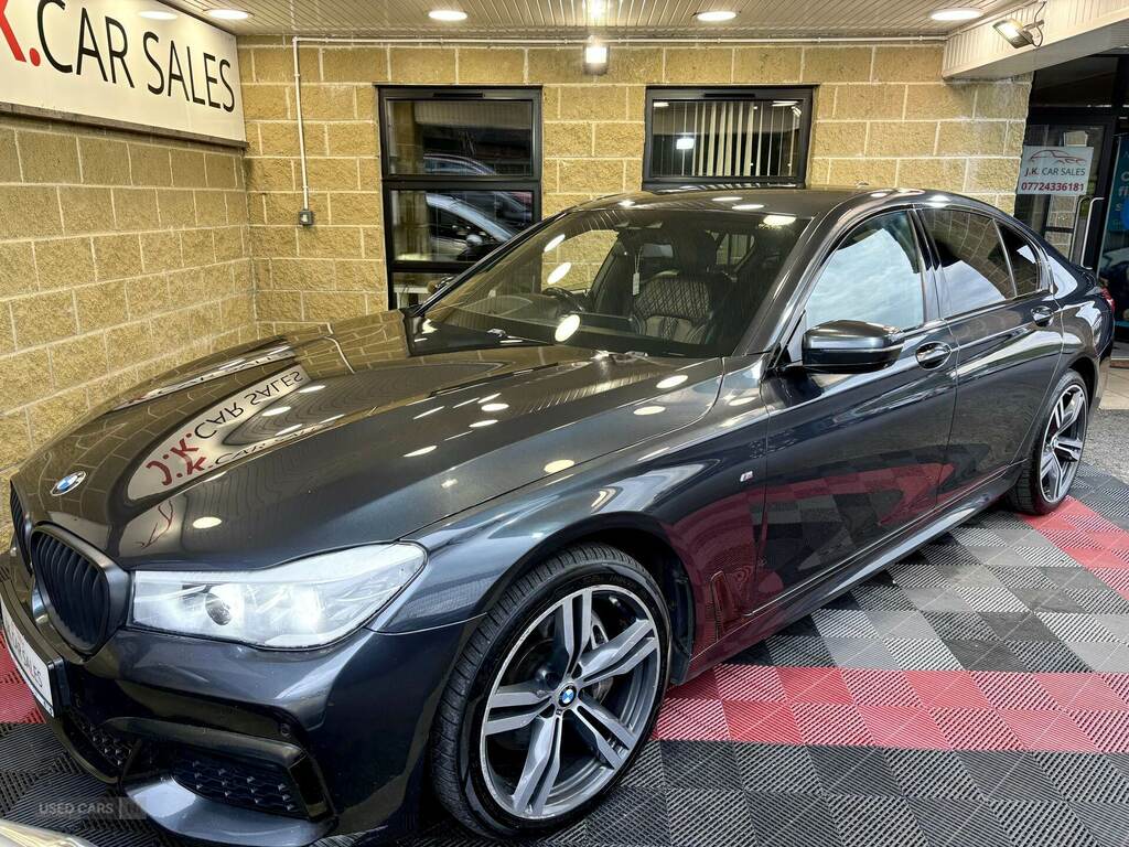 BMW 7 Series 730D Xdrive M Sport YA68LYF Grey #3
