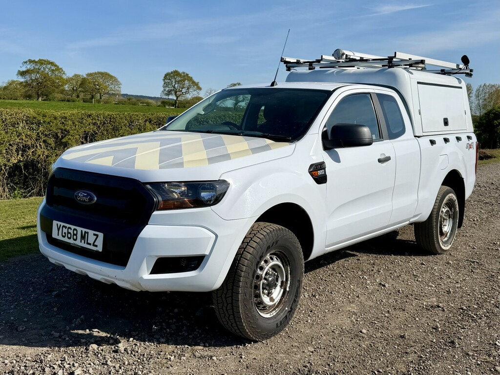 Ford Ranger 2.2 Tdci XL Super Cab Utility Spec Pick Up 2018 White