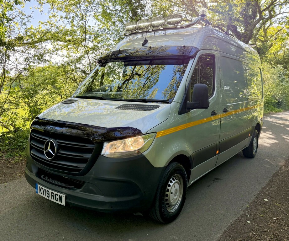 Mercedes-Benz Sprinter 2.1 314 Cdi L2 H2 2019 KY19RGW Silver #2