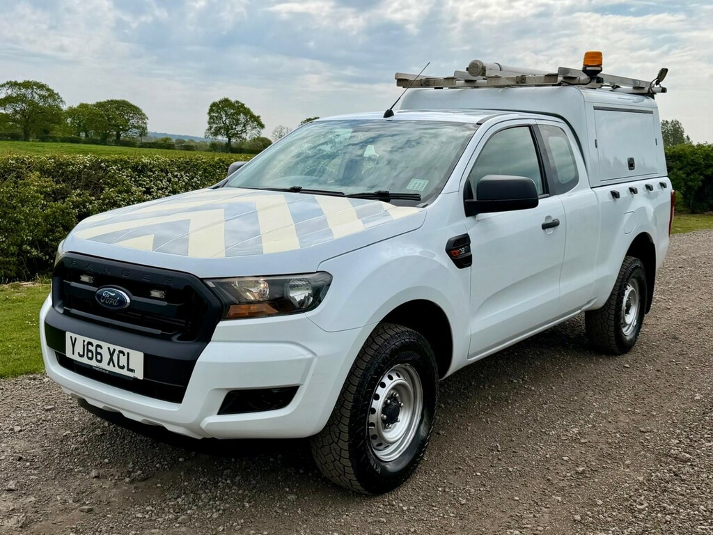 Ford Ranger 2.2 Tdci XL Super Cab Utility Spec Pick Up 2016 White