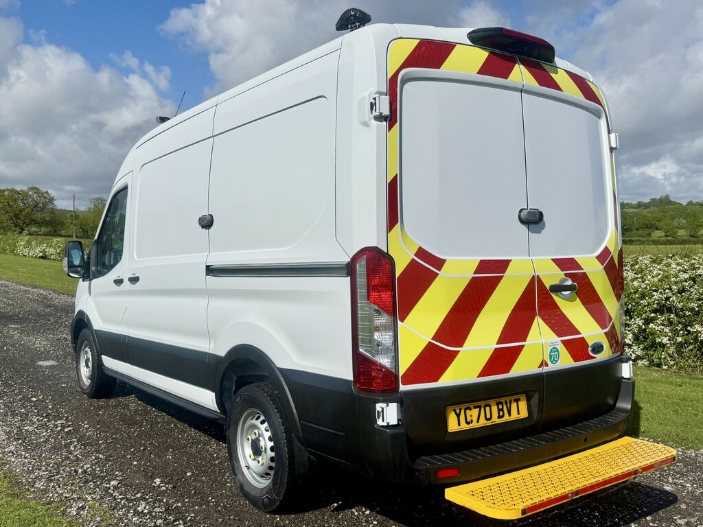 Ford Transit Custom 2.0 350 4X4 Awd L2 H2 Workshop Van 2020 White #5