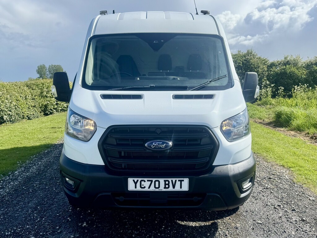 Ford Transit Custom 2.0 350 4X4 Awd L2 H2 Workshop Van 2020 White #2