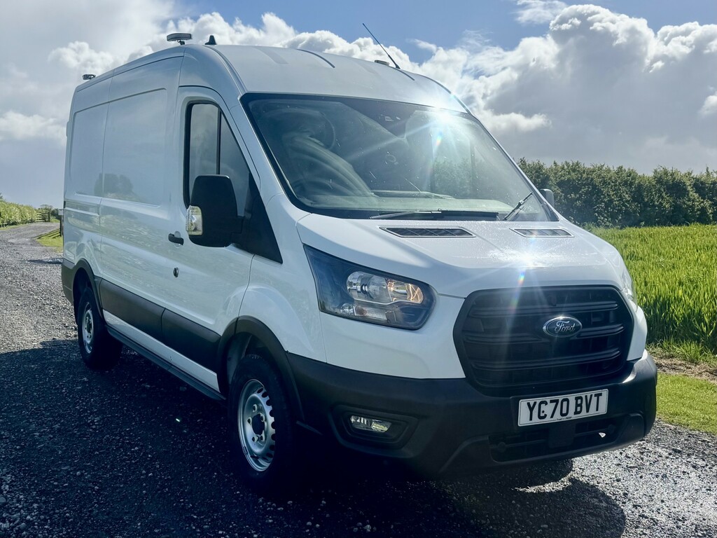 Ford Transit Custom 2.0 350 4X4 Awd L2 H2 Workshop Van 2020 White #3