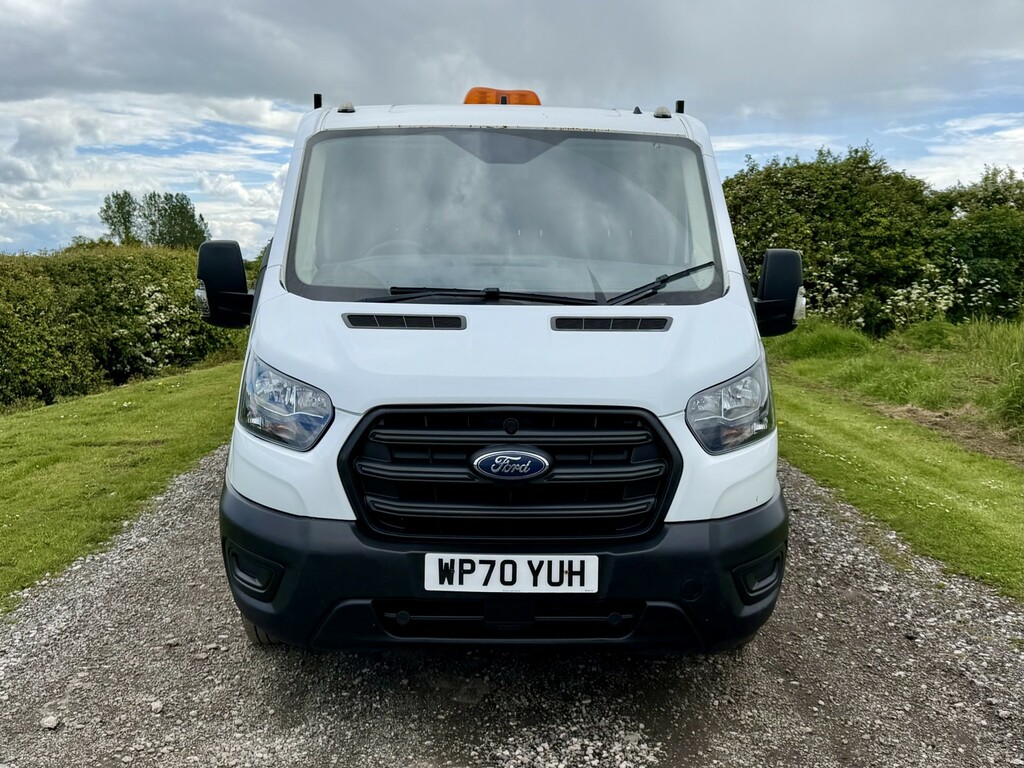 Ford Transit Custom 2.0 Transit Leader Double Cab Tipper Utility 2021 WP70YUH White #5