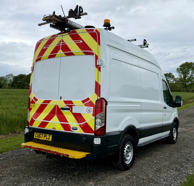 Ford Transit Custom 2.0 350 L2 4X4 Workshop Van 2017 CU67PLZ White #4