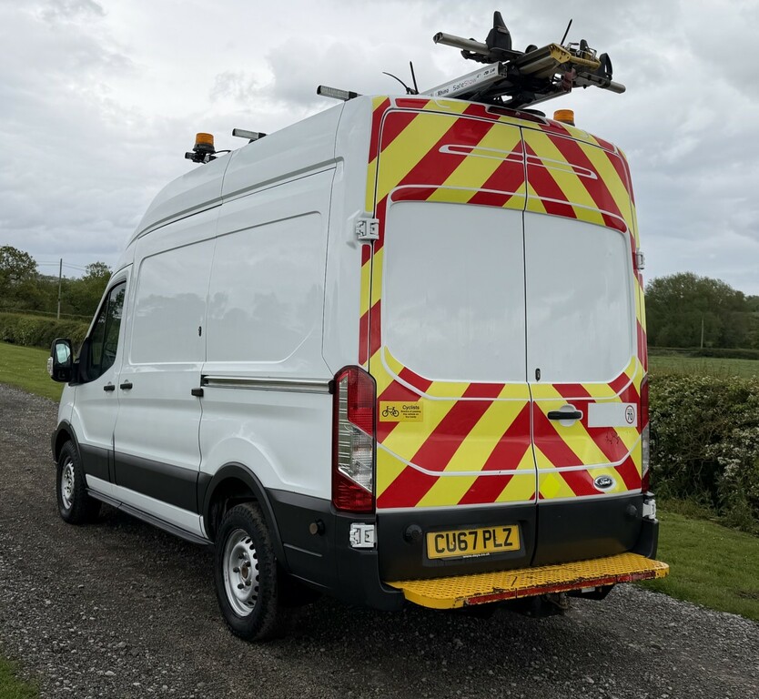 Ford Transit Custom 2.0 350 L2 4X4 Workshop Van 2017 CU67PLZ White #2