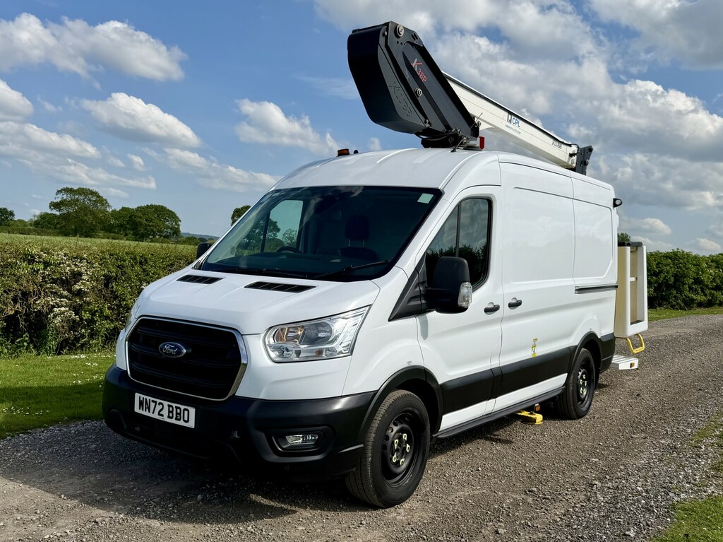 Ford Transit Custom 2.0 Transit Trend Van 350 L2 2.0L Cpl Cherry Picke White