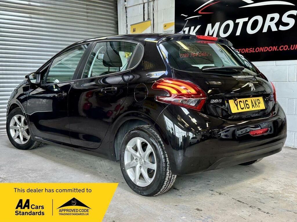 Peugeot 208 Hatchback 1.2 Puretech Active Euro 6 201616 YC16AKP Black #3
