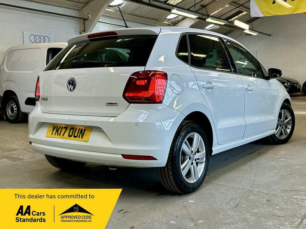 Volkswagen Polo Hatchback 1.0 Bluemotion Tech Match Edition Euro 6 White #4