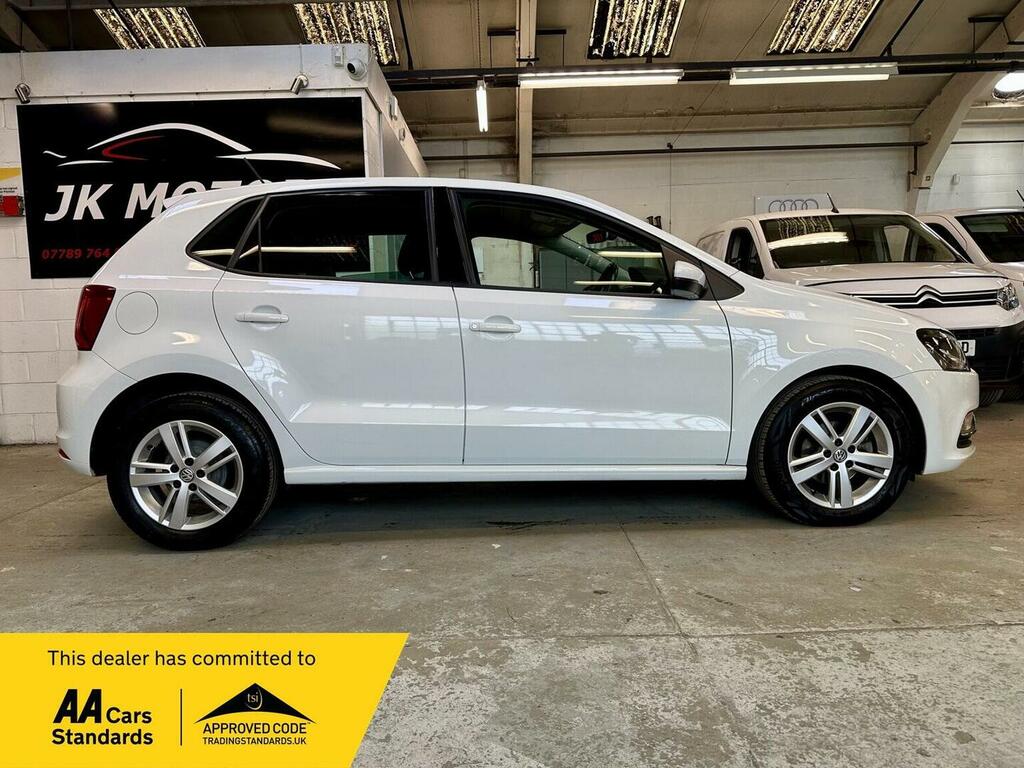 Volkswagen Polo Hatchback 1.0 Bluemotion Tech Match Edition Euro 6 White #6