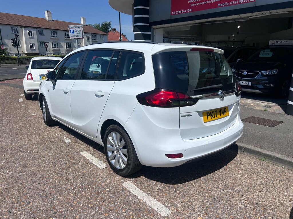 Vauxhall Zafira Tourer 1.4I Turbo Design Euro 6 PK17YVF White #6