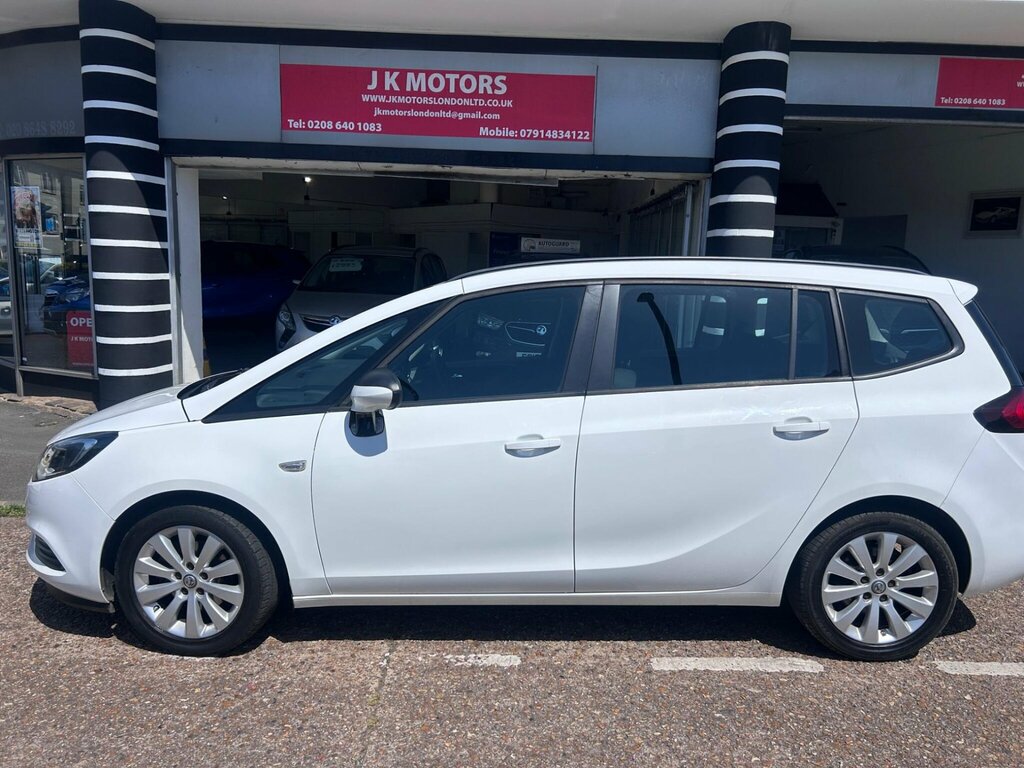 Vauxhall Zafira Tourer 1.4I Turbo Design Euro 6 PK17YVF White #5