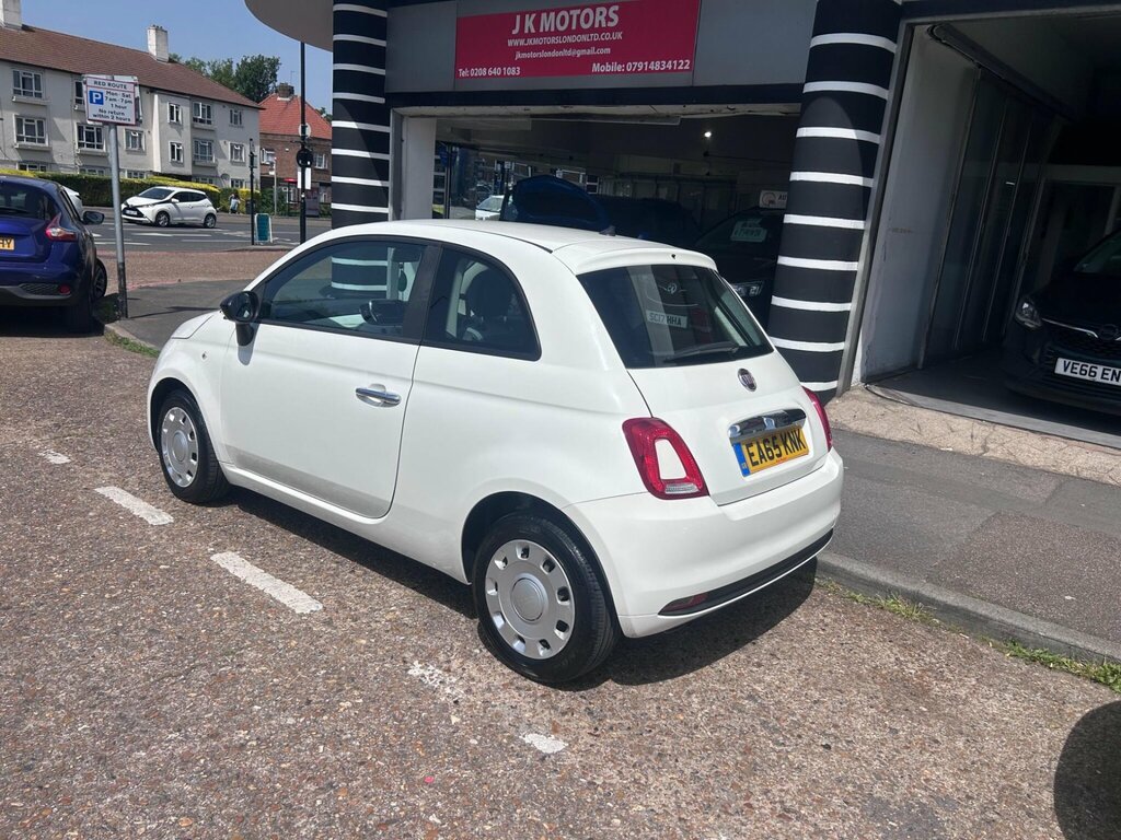 Fiat 500 1.2 Pop Euro 6 Ss EA65KNK White #6
