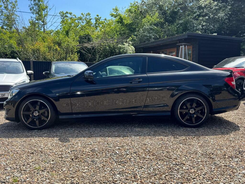 Mercedes-Benz C Class Coupe 2.1 C250 Cdi Amg Sport Edition G-tronic Eur BT64TUU Black #5