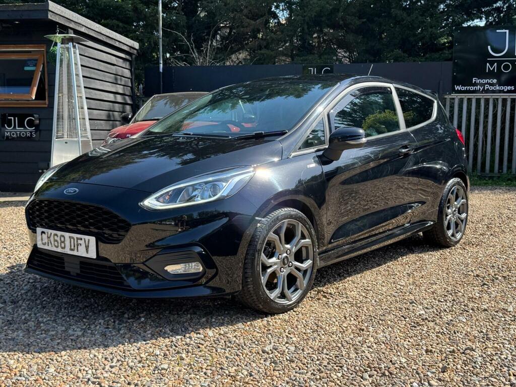 Ford Fiesta Hatchback 1.0T Ecoboost St-line Euro 6 Ss CK68DFV Black #5