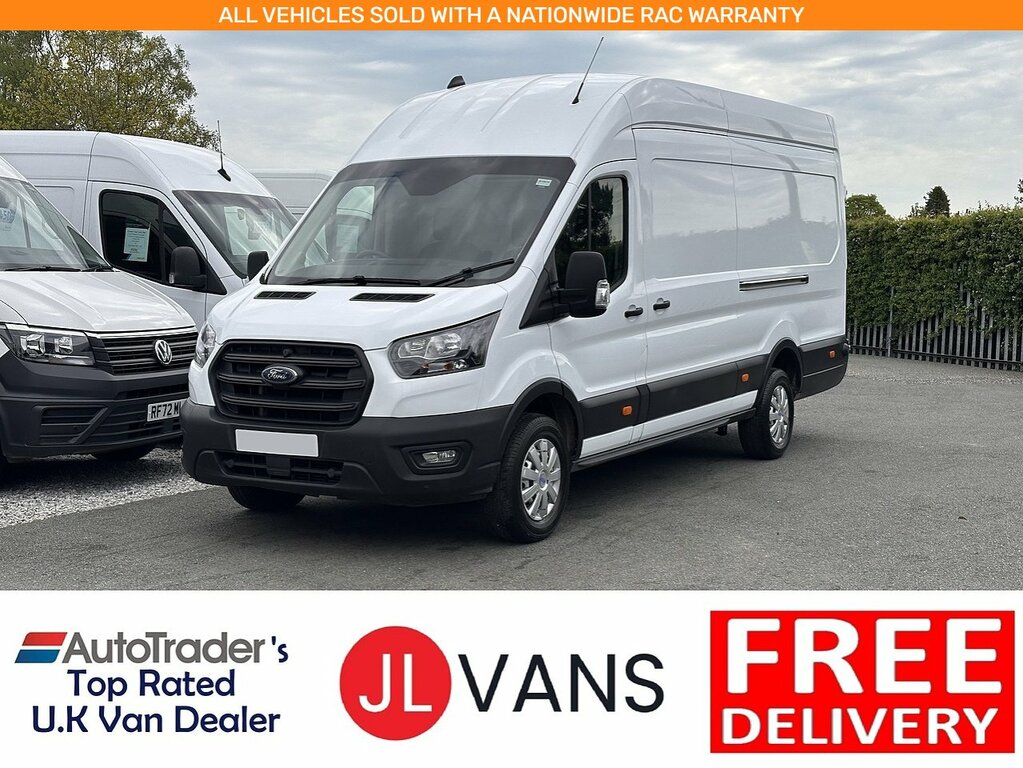Ford Transit Custom 350 Ecoblue Leader L4h3 Rwd Euro 6 130Ps Ac 2023 White