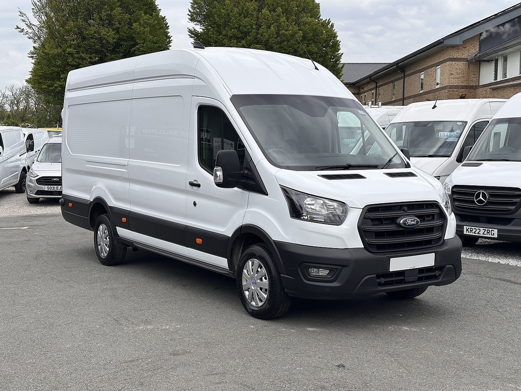 Ford Transit Custom 350 Ecoblue Leader L4h3 Rwd Euro 6 130Ps Ac 2023 LD23PZF White #3