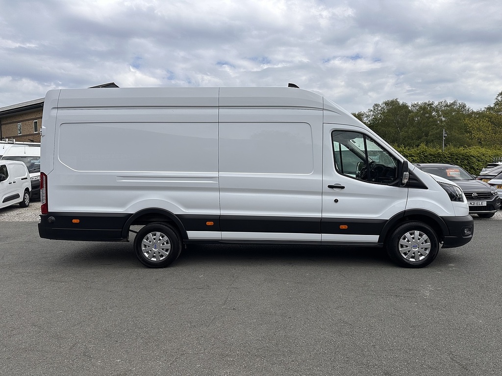 Ford Transit Custom 350 Ecoblue Leader L4h3 Rwd Euro 6 130Ps Ac 2023 LD23PZF White #4