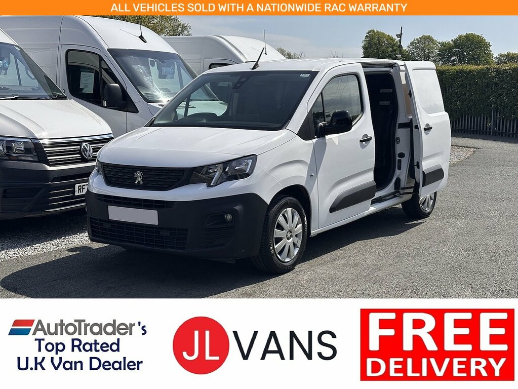 Peugeot Partner Bluehdi 850 Professional Long Crew 6Dr Lwb Euro 6 White