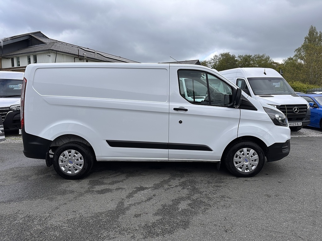 Ford Transit Custom 280 Ecoblue Leader L1h1 Euro 6 2023 U2507 Ulez HG72KZE White #4