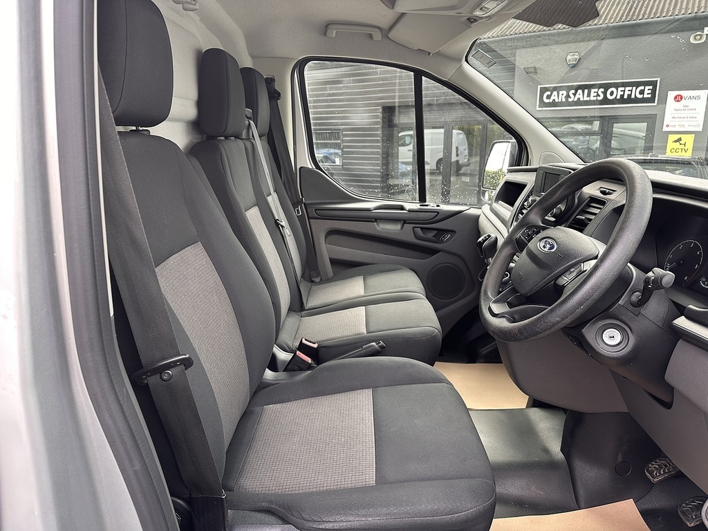 Ford Transit Custom 280 Ecoblue Leader L1h1 Euro 6 Ac 2022 U2508 Ule BG72KWS Silver #2