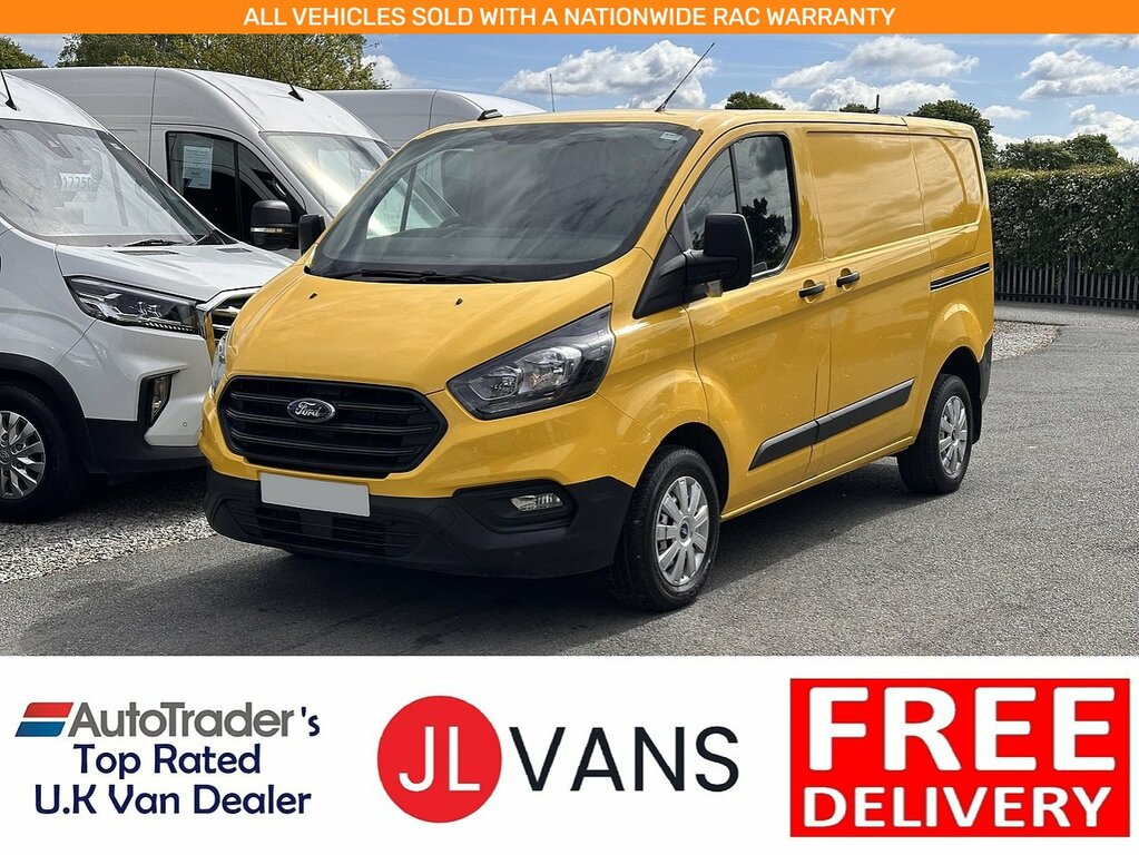 Ford Transit Custom 280 Ecoblue Leader L1h1 Euro 6 Ac 2022 U2542 Ule EO22DMF Yellow