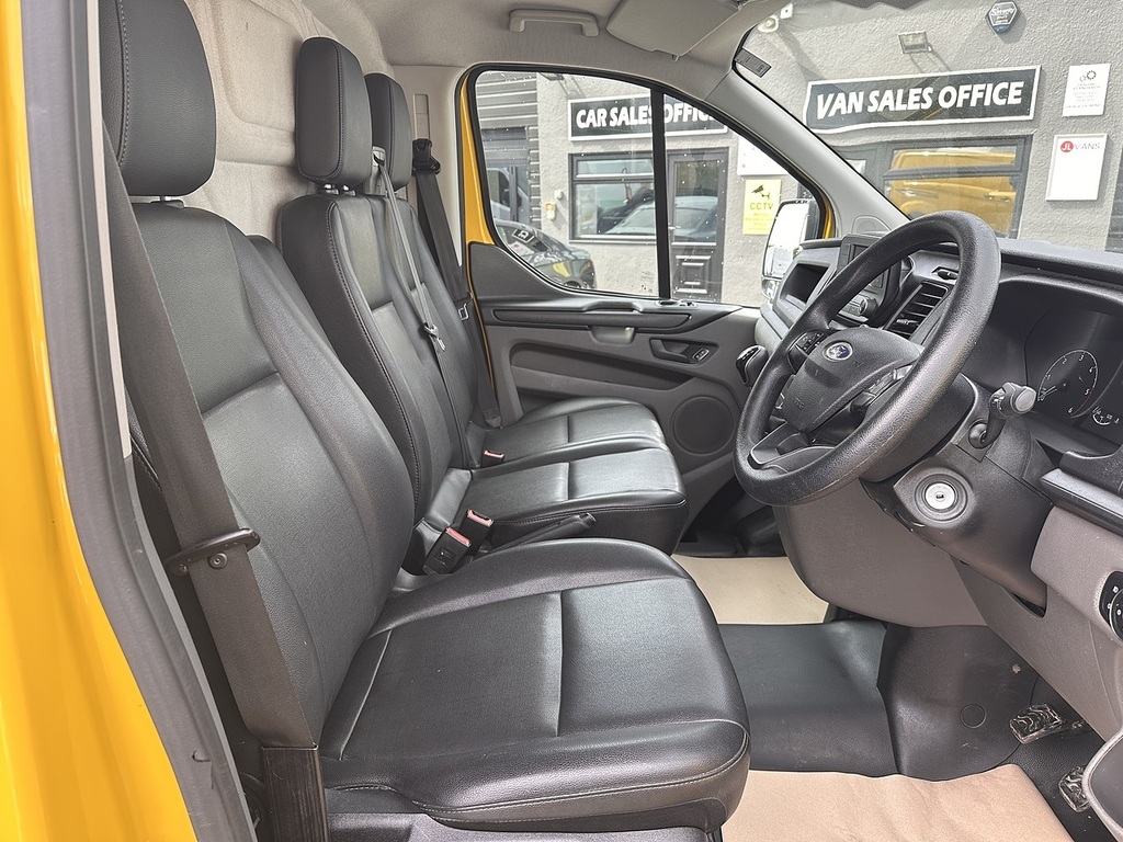Ford Transit Custom 280 Ecoblue Leader L1h1 Euro 6 Ac 2022 U2542 Ule EO22DMF Yellow #2