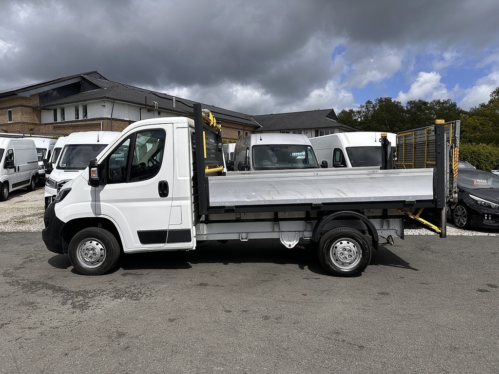 Peugeot Boxer Bluehdi 335 L2dropside Euro 6 165Ps 2020 U2551 White #4