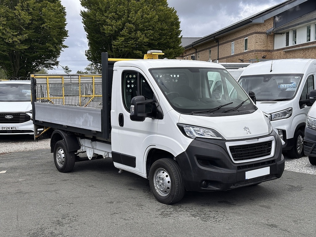 Peugeot Boxer Bluehdi 335 L2dropside Euro 6 165Ps 2020 U2551 White #2