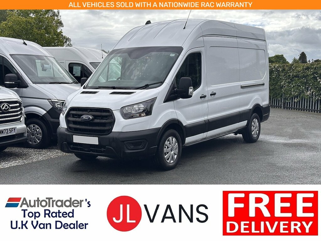 Ford Transit Custom 350 Ecoblue Leader L3h3 130Ps 2022 U2570 Ulez YP72VZM White