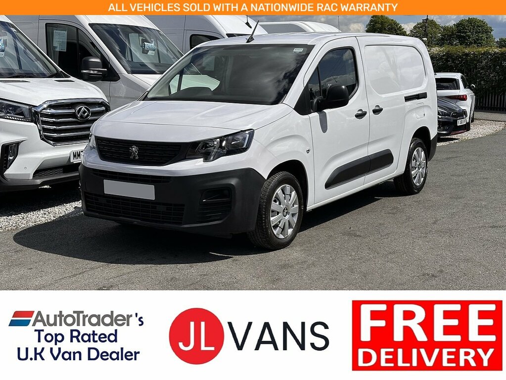 Peugeot Partner Bluehdi 950 Professional Premium L2 Euro 6 2023 White