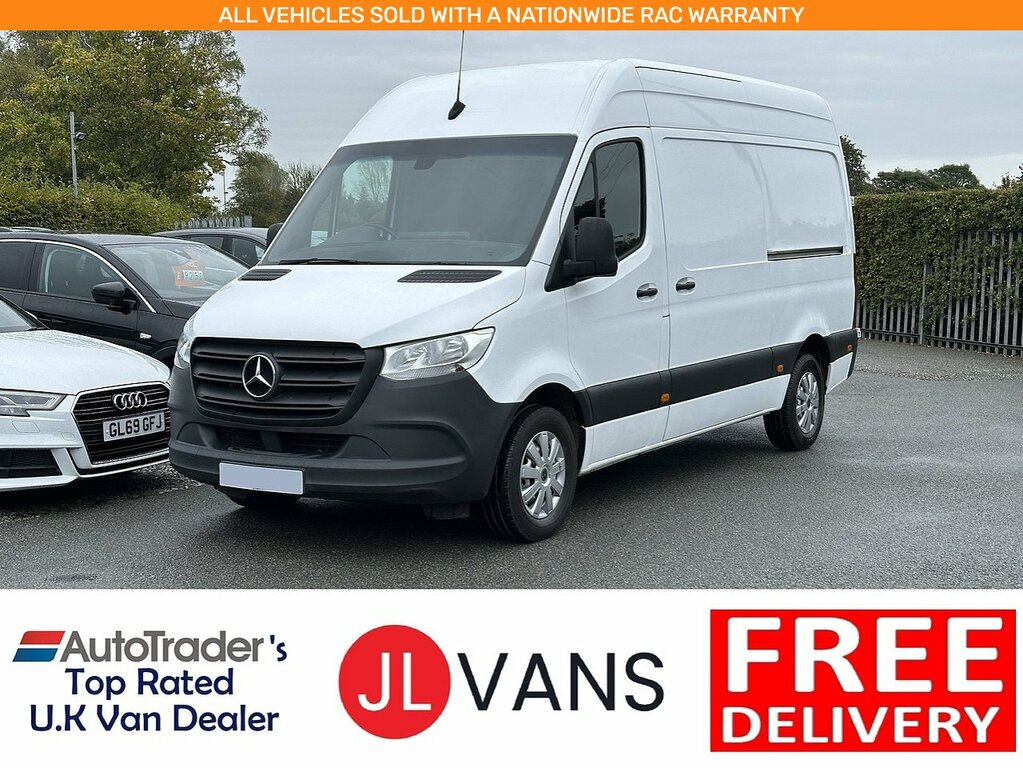 Mercedes-Benz Sprinter 315 Cdi Premium L2h2 Euro 6 150Ps Ac 2023 U2617 White