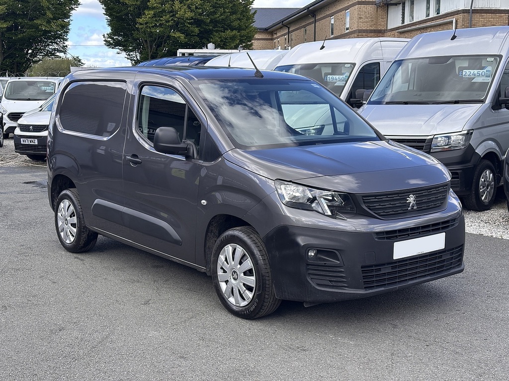 Peugeot Partner Bluehdi 1000 Professional L1 Euro 6 2021 U2616 U LO70SNX Grey #3
