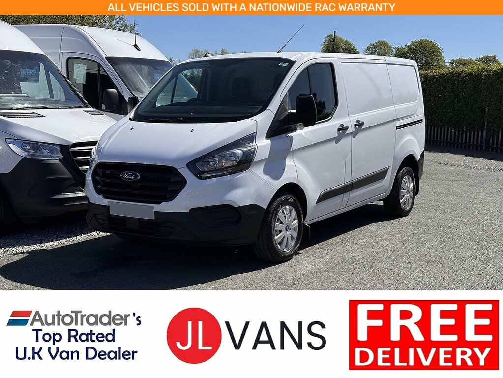Ford Transit Custom 300 Ecoblue Leader L1h1 Euro 6 Ac 2023 U2629 Ule White